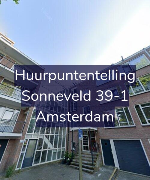 Foto gevel Huurpuntentelling voor Sonneveld 39-1, Amsterdam
