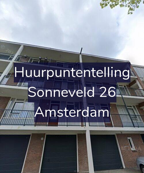 Foto gevel Huurpuntentelling voor Sonneveld 26, Amsterdam