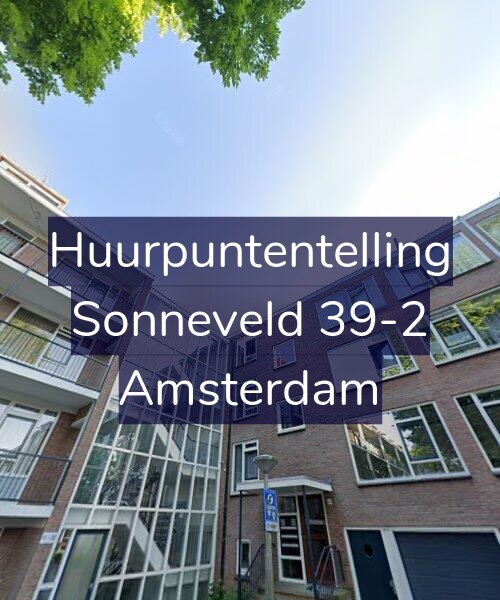 Foto gevel Huurpuntentelling voor Sonneveld 39-2, Amsterdam
