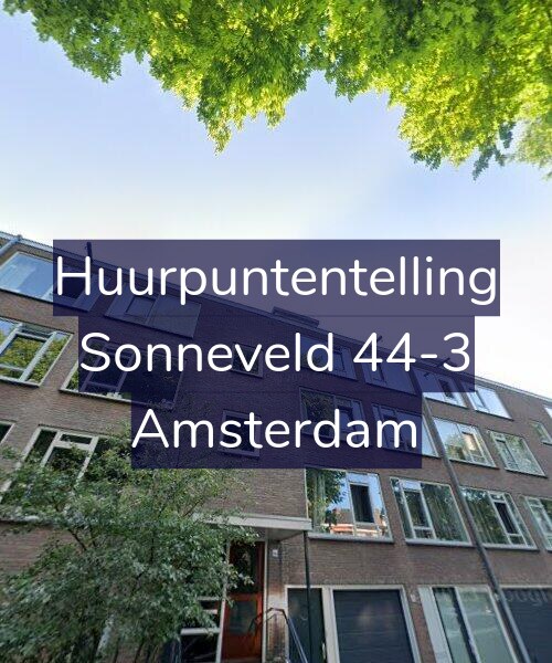 Foto gevel Huurpuntentelling voor Sonneveld 44-3, Amsterdam
