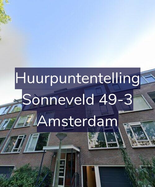 Foto gevel Huurpuntentelling voor Sonneveld 49-3, Amsterdam
