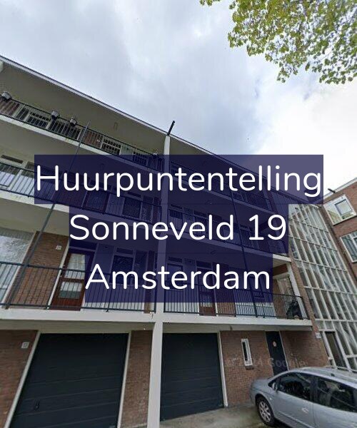 Foto gevel Huurpuntentelling voor Sonneveld 19, Amsterdam