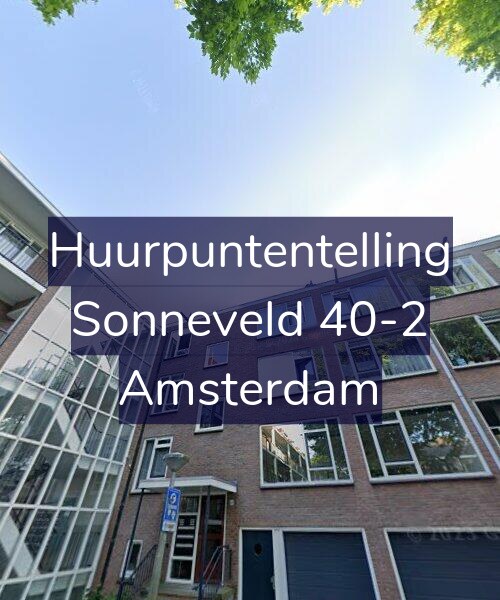 Foto gevel Huurpuntentelling voor Sonneveld 40-2, Amsterdam