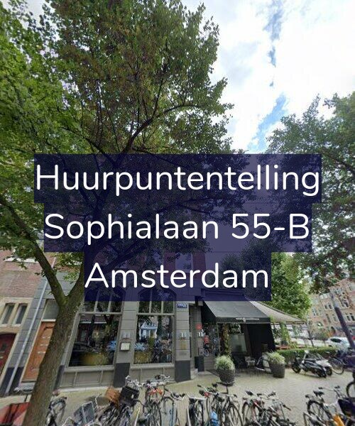 Foto gevel Huurpuntentelling voor Sophialaan 55-B, Amsterdam
