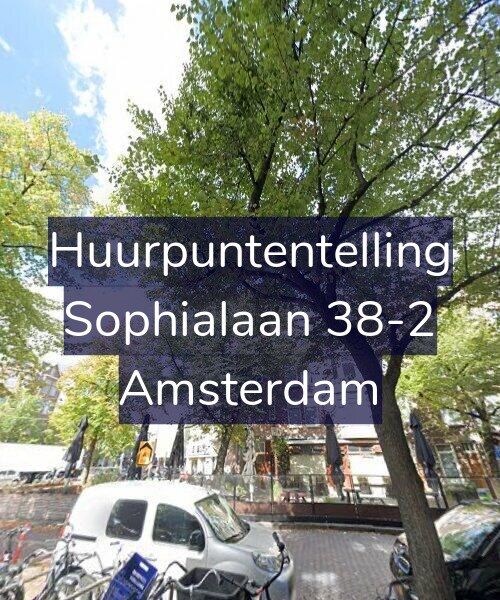 Foto gevel Huurpuntentelling voor Sophialaan 38-2, Amsterdam