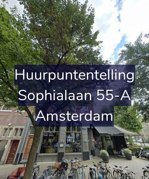 Foto gevel Huurpuntentelling voor Sophialaan 55-A, Amsterdam