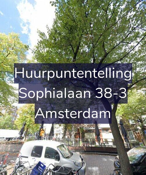 Foto gevel Huurpuntentelling voor Sophialaan 38-3, Amsterdam