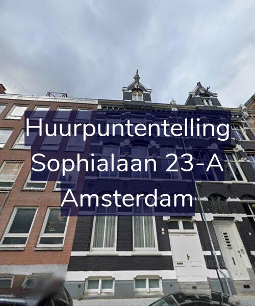 Foto gevel Huurpuntentelling voor Sophialaan 23-A, Amsterdam