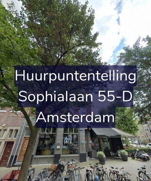 Foto gevel Huurpuntentelling voor Sophialaan 55-D, Amsterdam