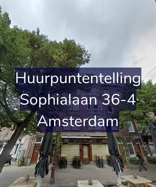 Foto gevel Huurpuntentelling voor Sophialaan 36-4, Amsterdam
