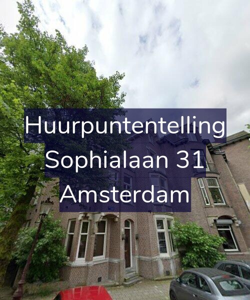 Foto gevel Huurpuntentelling voor Sophialaan 31, Amsterdam