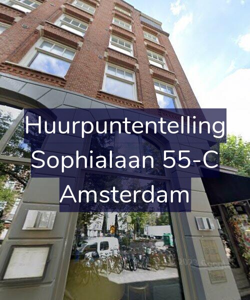 Foto gevel Huurpuntentelling voor Sophialaan 55-C, Amsterdam