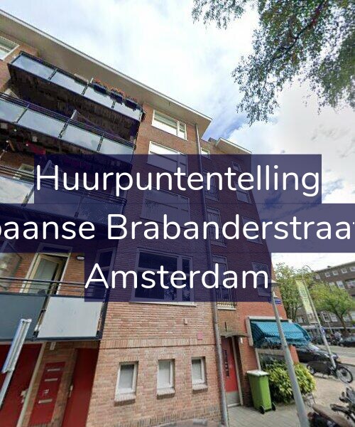 Foto gevel Huurpuntentelling voor Spaanse Brabanderstraat 4, Amsterdam