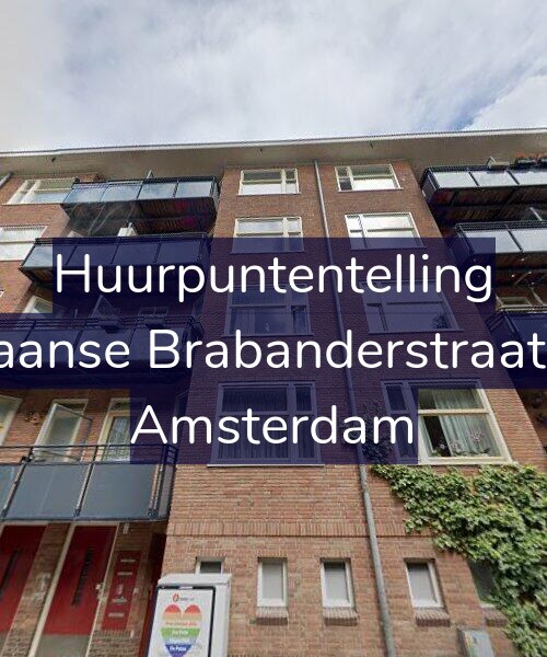 Foto gevel Huurpuntentelling voor Spaanse Brabanderstraat 12, Amsterdam