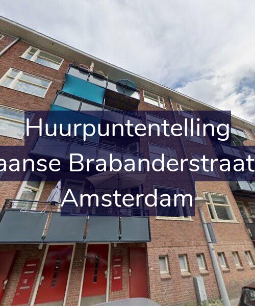 Foto gevel Huurpuntentelling voor Spaanse Brabanderstraat 28, Amsterdam