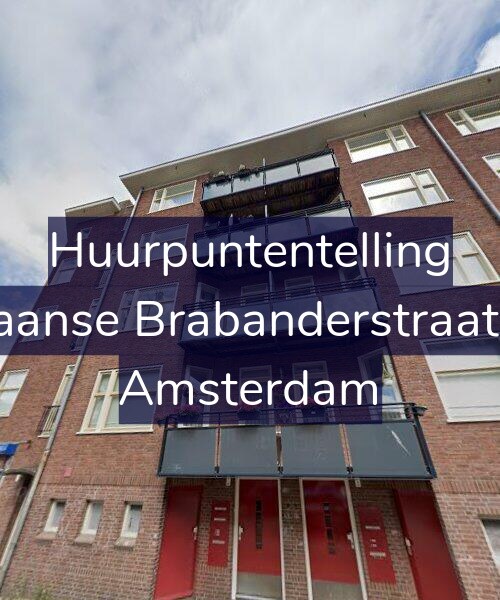 Foto gevel Huurpuntentelling voor Spaanse Brabanderstraat 56, Amsterdam