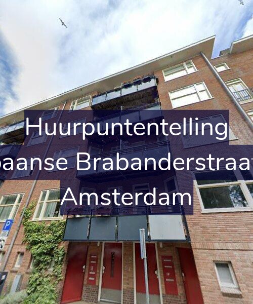 Foto gevel Huurpuntentelling voor Spaanse Brabanderstraat 8, Amsterdam