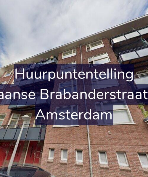 Foto gevel Huurpuntentelling voor Spaanse Brabanderstraat 44, Amsterdam