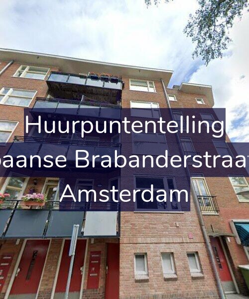 Foto gevel Huurpuntentelling voor Spaanse Brabanderstraat 5, Amsterdam