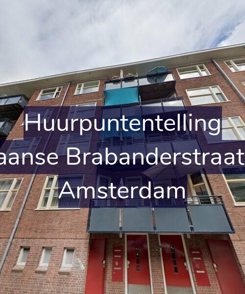 Foto gevel Huurpuntentelling voor Spaanse Brabanderstraat 31, Amsterdam