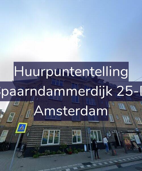 Foto gevel Huurpuntentelling voor Spaarndammerdijk 25-D, Amsterdam