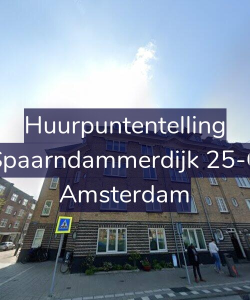 Foto gevel Huurpuntentelling voor Spaarndammerdijk 25-C, Amsterdam