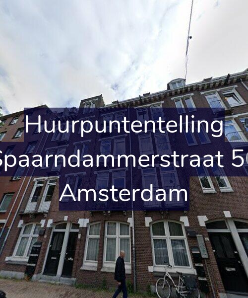 Foto gevel Huurpuntentelling voor Spaarndammerstraat 50, Amsterdam