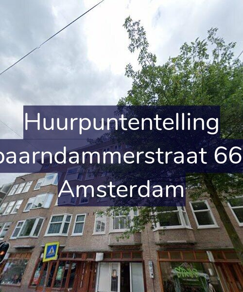 Foto gevel Huurpuntentelling voor Spaarndammerstraat 66-2, Amsterdam