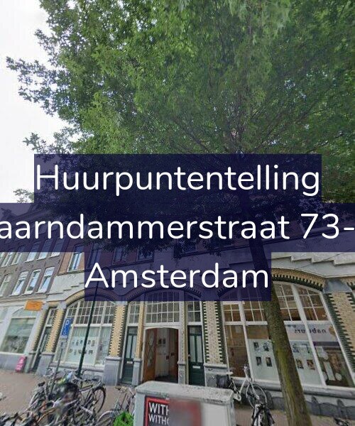Foto gevel Huurpuntentelling voor Spaarndammerstraat 73-A2, Amsterdam