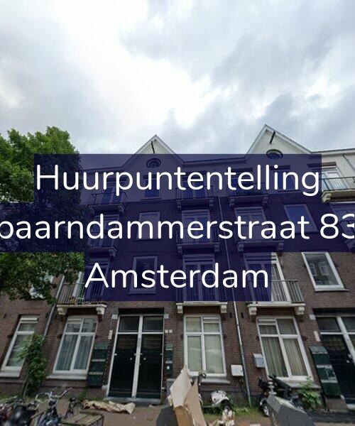 Foto gevel Huurpuntentelling voor Spaarndammerstraat 832, Amsterdam