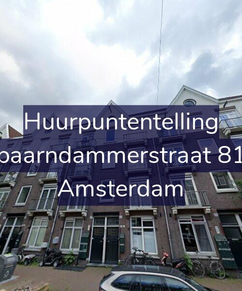 Foto gevel Huurpuntentelling voor Spaarndammerstraat 818, Amsterdam