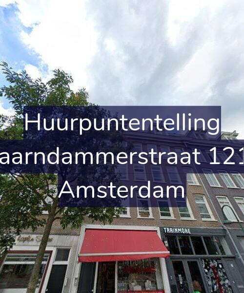 Foto gevel Huurpuntentelling voor Spaarndammerstraat 121-2, Amsterdam
