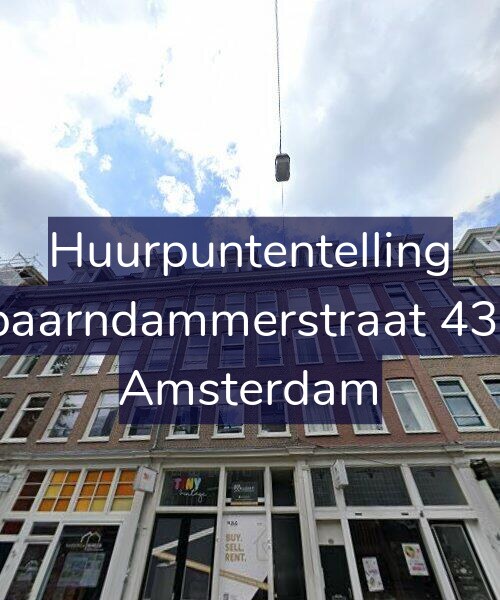 Foto gevel Huurpuntentelling voor Spaarndammerstraat 43-3, Amsterdam
