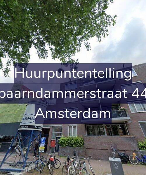 Foto gevel Huurpuntentelling voor Spaarndammerstraat 446, Amsterdam