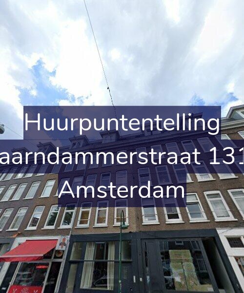 Foto gevel Huurpuntentelling voor Spaarndammerstraat 131-2, Amsterdam
