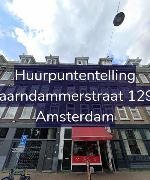 Foto gevel Huurpuntentelling voor Spaarndammerstraat 129-1, Amsterdam