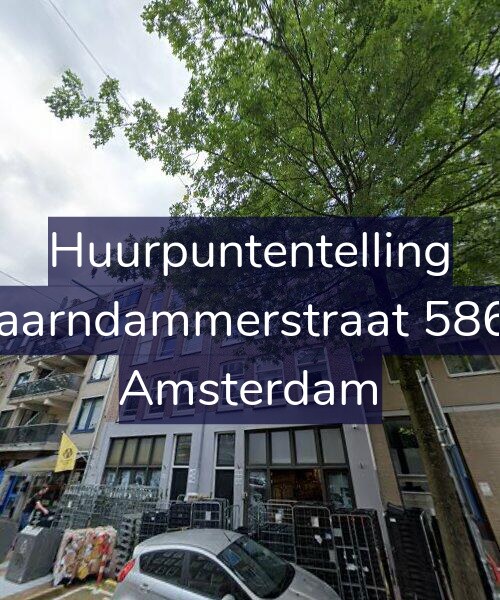 Foto gevel Huurpuntentelling voor Spaarndammerstraat 586-B, Amsterdam