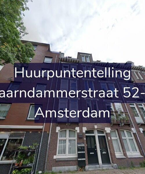 Foto gevel Huurpuntentelling voor Spaarndammerstraat 52-1R, Amsterdam