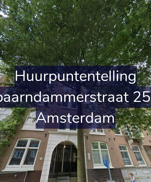 Foto gevel Huurpuntentelling voor Spaarndammerstraat 25-2, Amsterdam