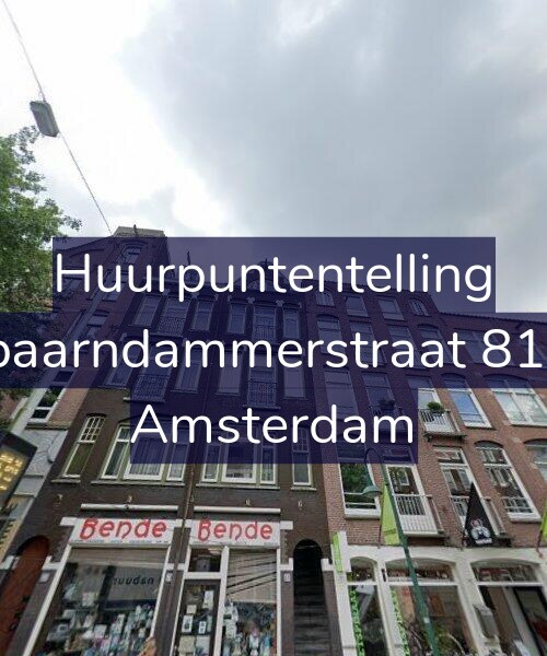 Foto gevel Huurpuntentelling voor Spaarndammerstraat 81-2, Amsterdam