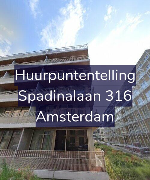 Foto gevel Huurpuntentelling voor Spadinalaan 316, Amsterdam