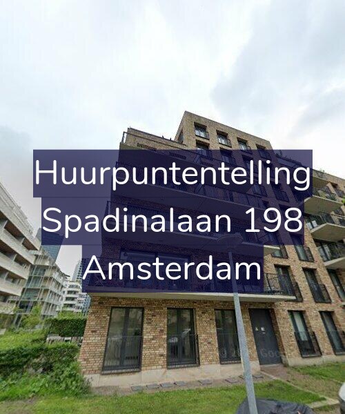 Foto gevel Huurpuntentelling voor Spadinalaan 198, Amsterdam