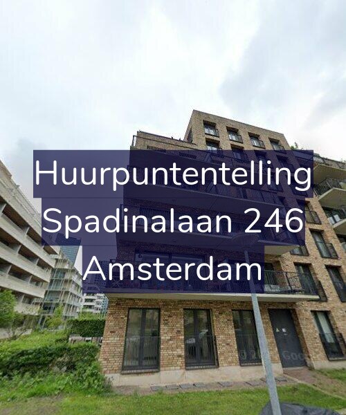 Foto gevel Huurpuntentelling voor Spadinalaan 246, Amsterdam