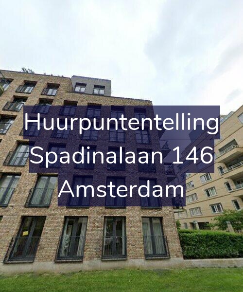 Foto gevel Huurpuntentelling voor Spadinalaan 146, Amsterdam