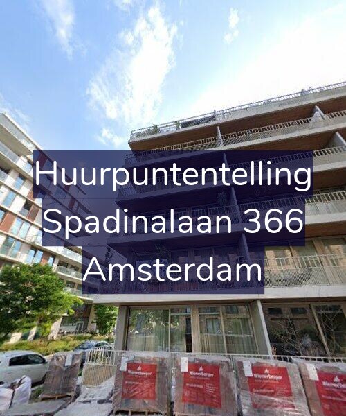Foto gevel Huurpuntentelling voor Spadinalaan 366, Amsterdam