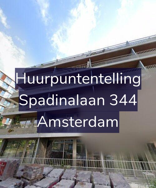 Foto gevel Huurpuntentelling voor Spadinalaan 344, Amsterdam