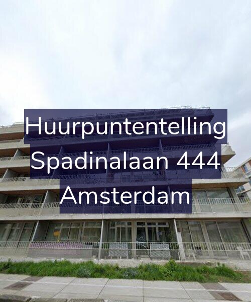 Foto gevel Huurpuntentelling voor Spadinalaan 444, Amsterdam