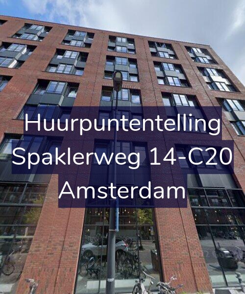 Foto gevel Huurpuntentelling voor Spaklerweg 14-C20, Amsterdam