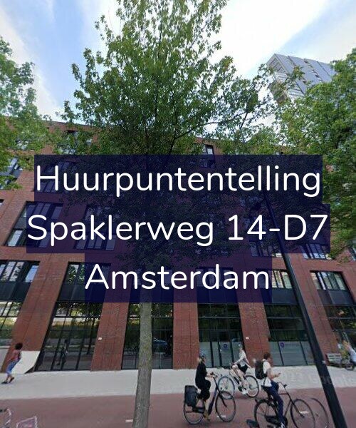 Foto gevel Huurpuntentelling voor Spaklerweg 14-D7, Amsterdam