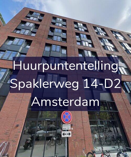 Foto gevel Huurpuntentelling voor Spaklerweg 14-D2, Amsterdam